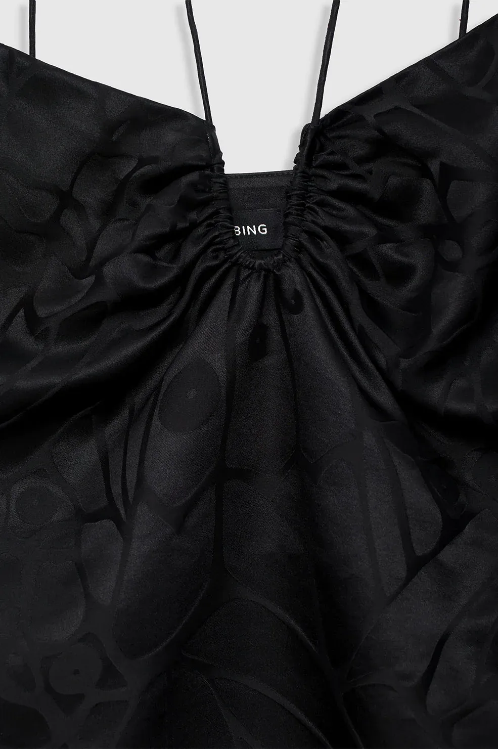 Anine Bing - Papillon Top in Black Butterfly Jacquard