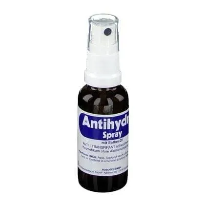 Anti transpirant,  sage oil, methenamine spray