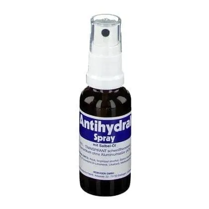 Anti transpirant,  sage oil, methenamine spray