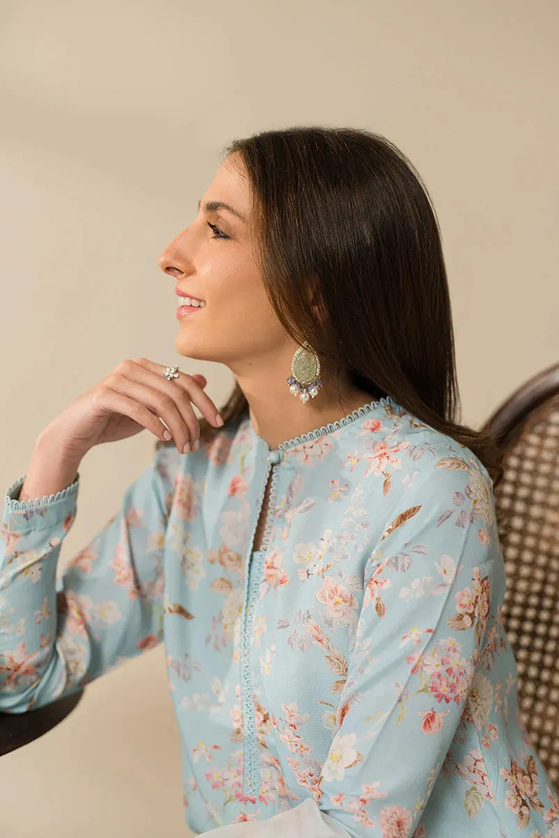 Basics '24 - Botanical Bloom 2Pc (Shirt & Dupatta)