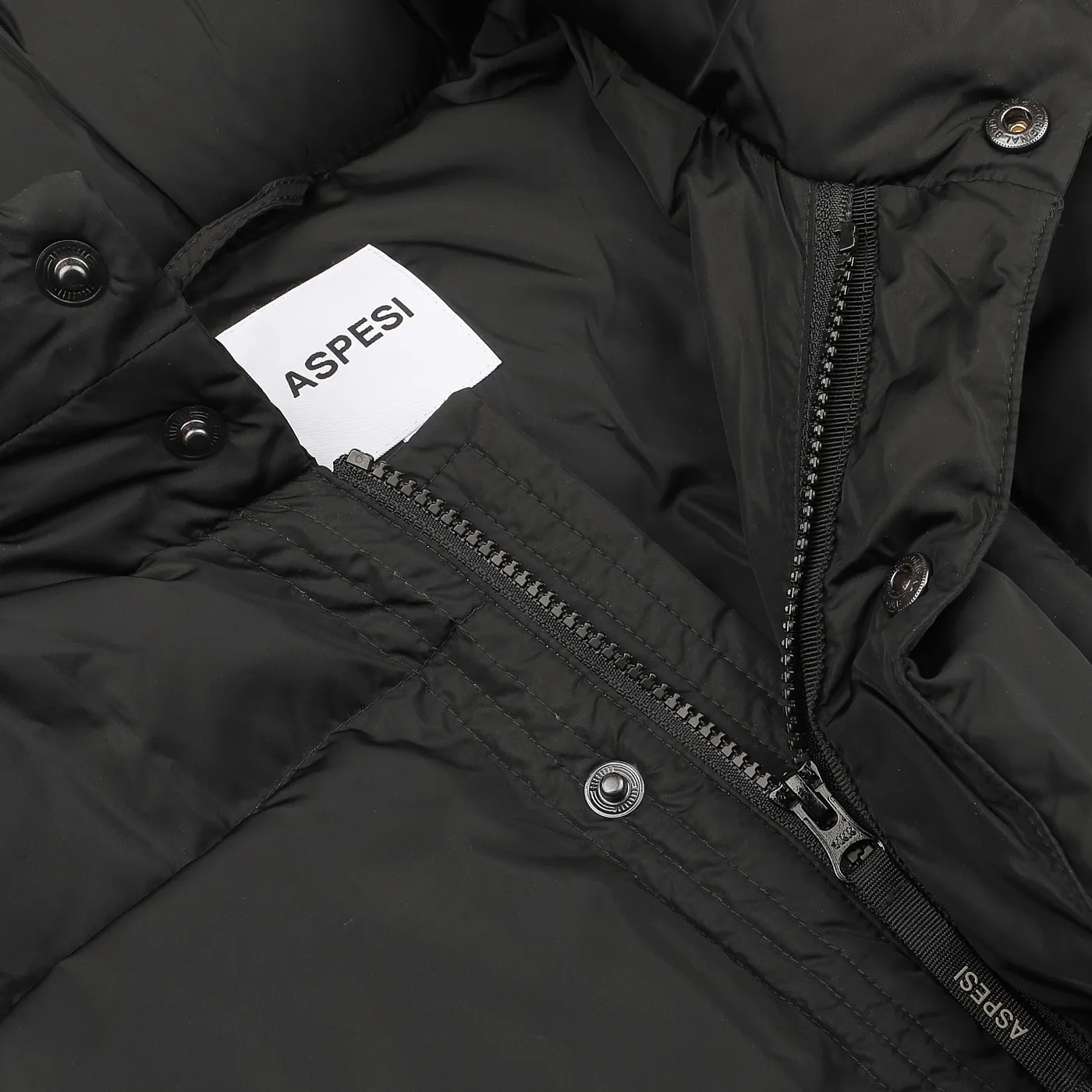 Black Recycled Nylon Down Padded Moschino II Jacket