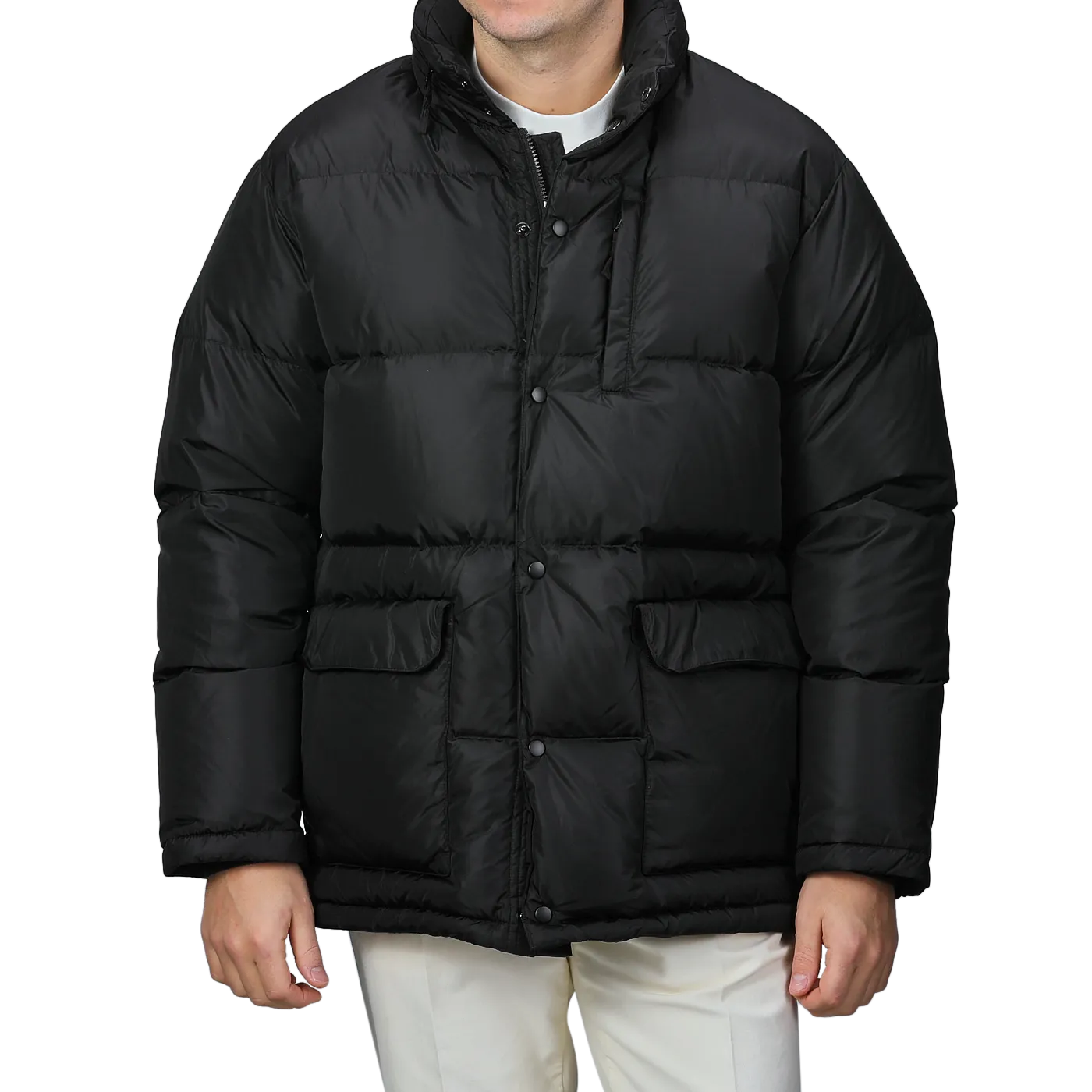 Black Recycled Nylon Down Padded Moschino II Jacket