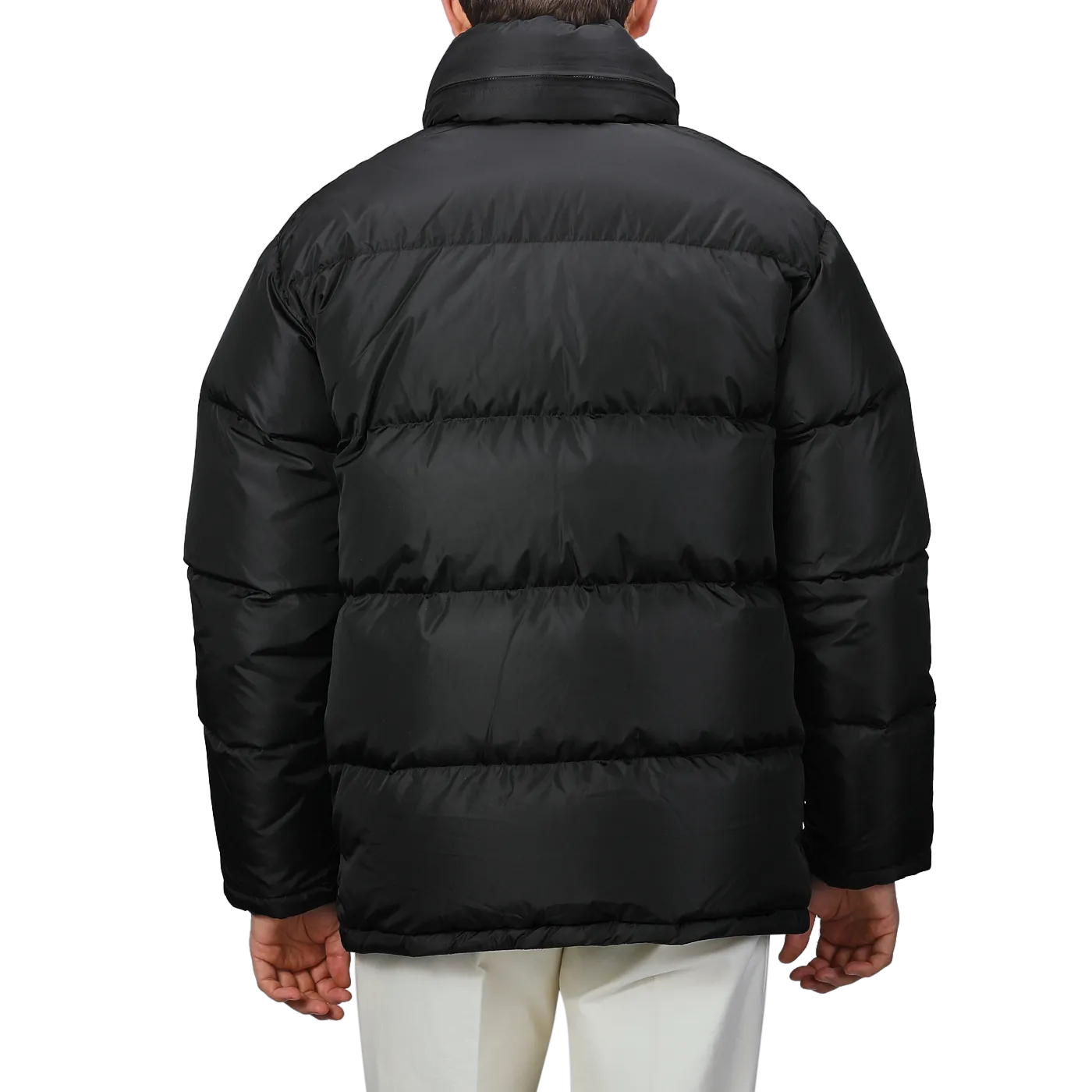 Black Recycled Nylon Down Padded Moschino II Jacket