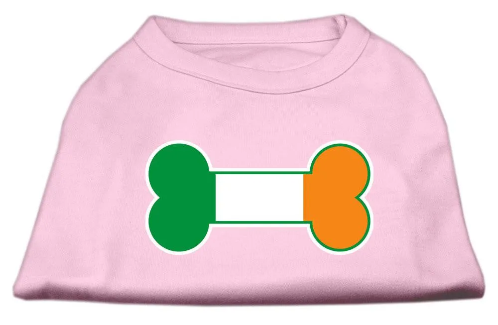 Bone Flag Ireland Screen Print Shirt Light Pink  XXL (18)