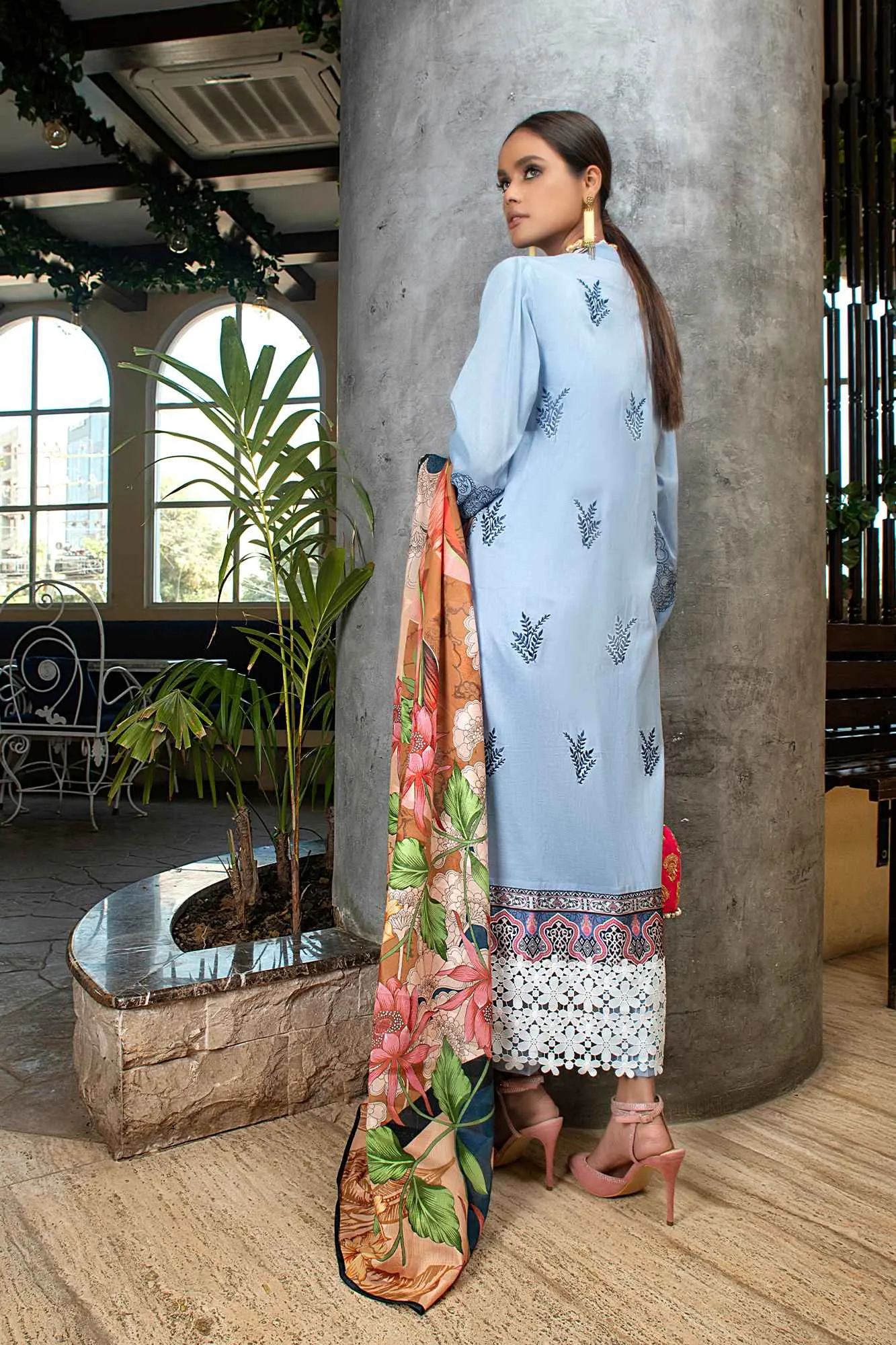 Chandelier by Mystique Unstitched 3 Piece Festive Lawn Collection'2022-FC-08