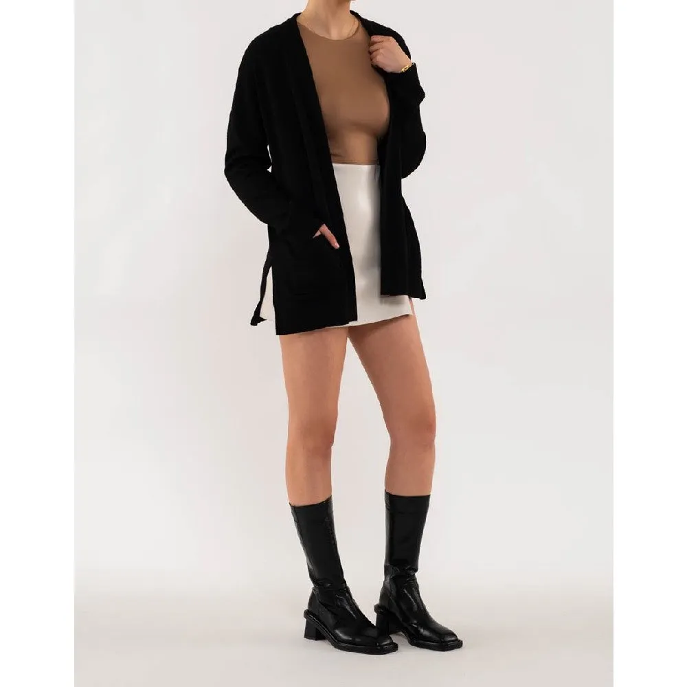 Classic Open Front Cardigan