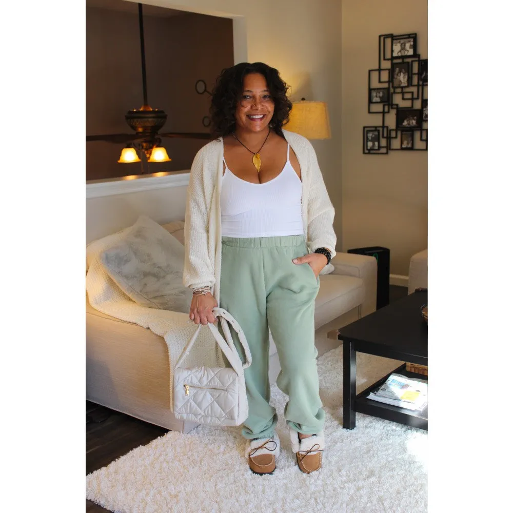Classic Open Front Cardigan