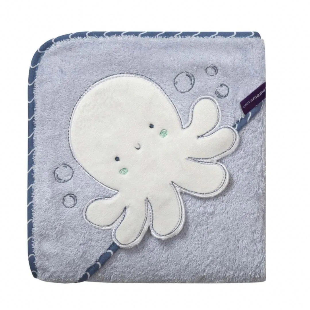 Clevamama Bamboo Apron Baby Bath Towel (0m )