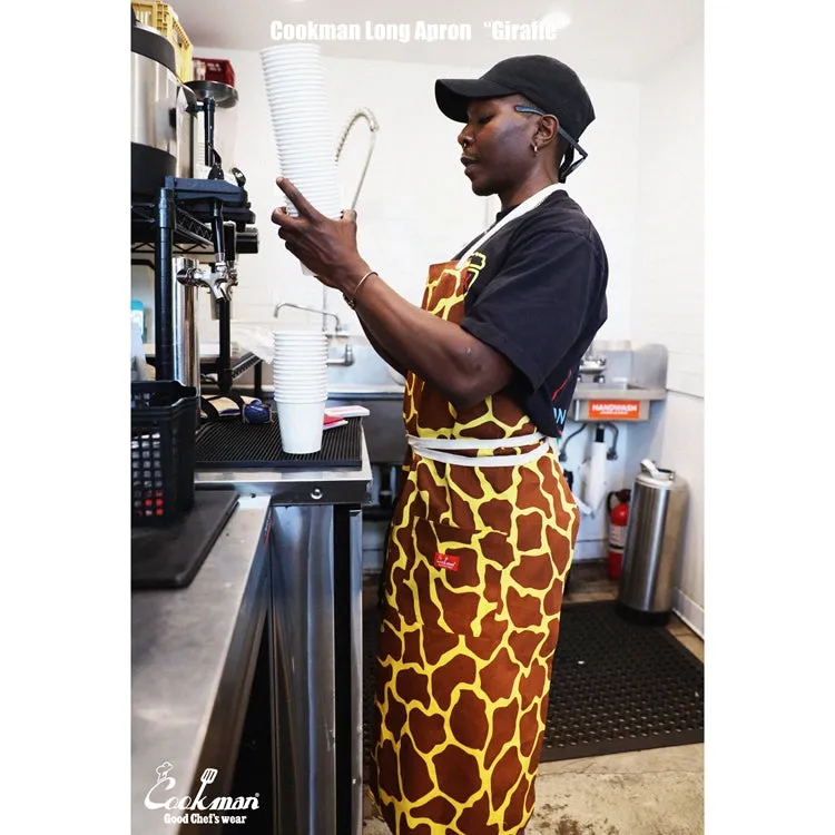 Cookman Long Apron - Giraffe