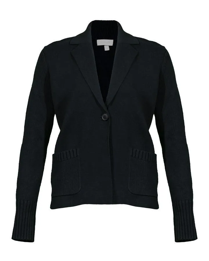 Cotton Jacket Look Cardigan