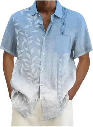 CRNTCEM Mens Solid Color Button Down Shirts 2025 Summer Regular Fit Business Dress Shirts Wrinkle Free Casual Wedding Blouses