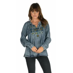 Ella Chambray Top