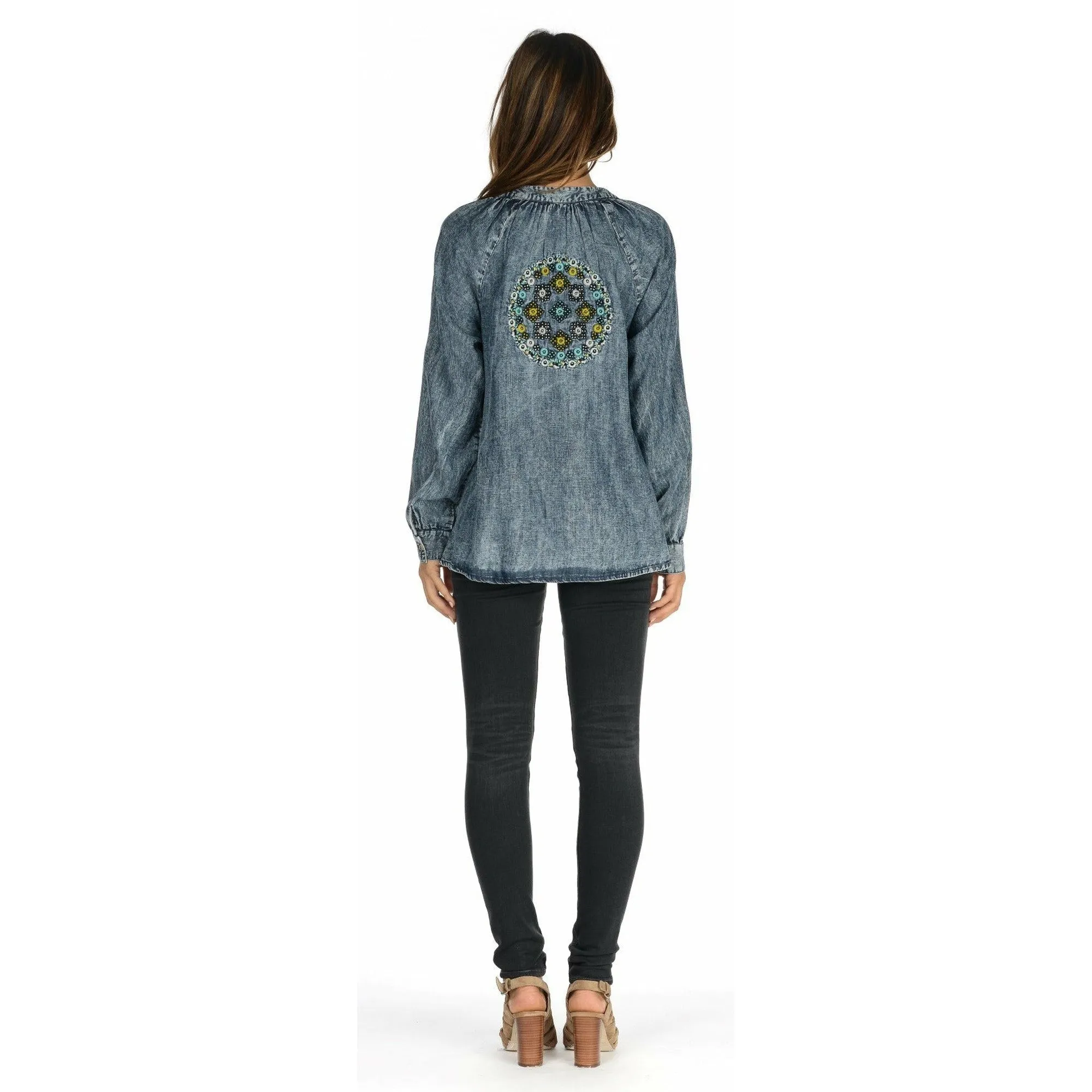 Ella Chambray Top