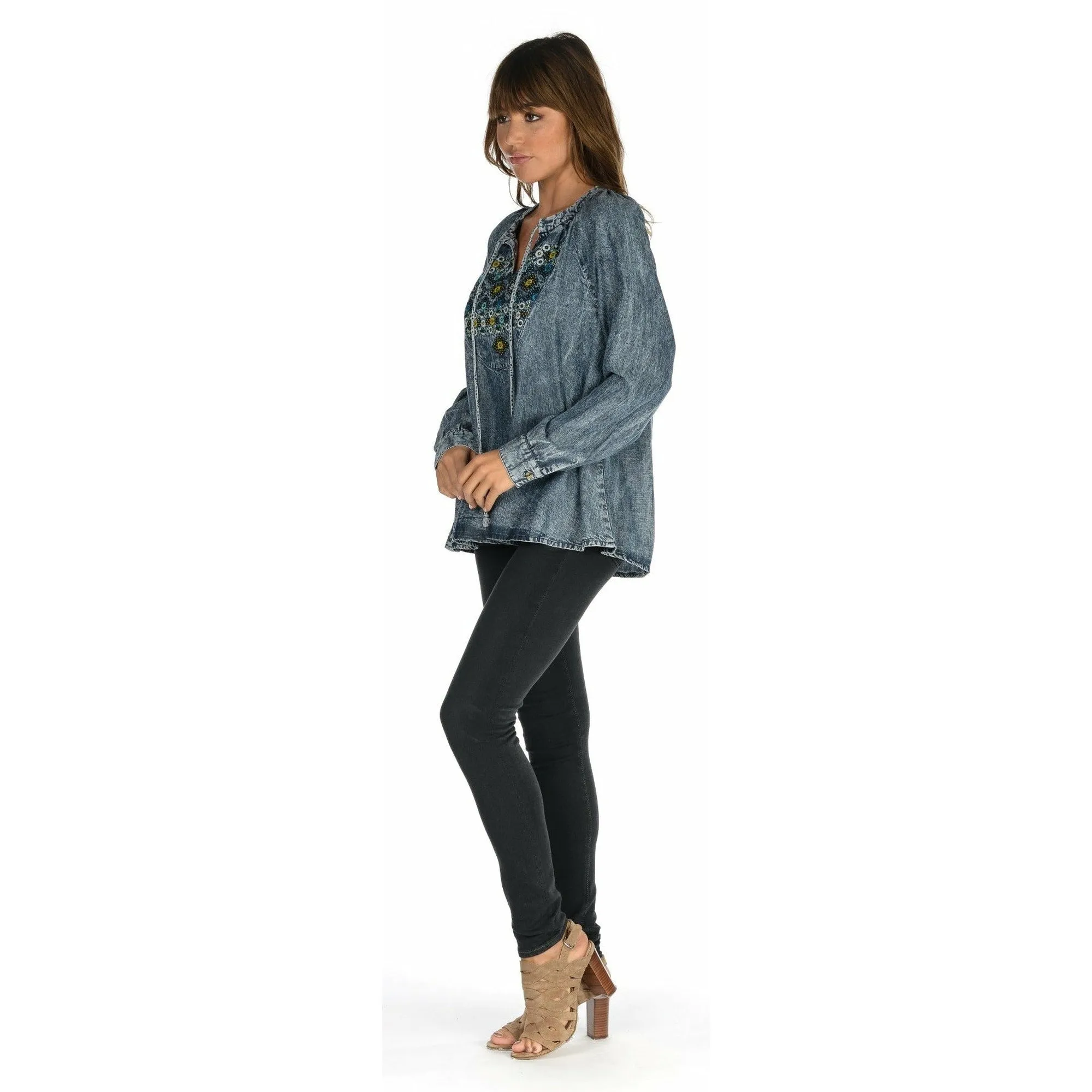 Ella Chambray Top