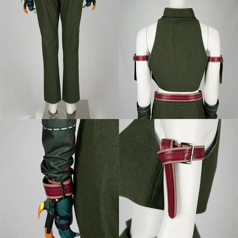 Final Fantasy VII Ever Crisis Final Fantasy IX Crossover Draw Cloud Tifa Tifa Lockhart Cosplay Costume