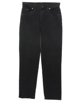 High Waist Black Lee Tapered Jeans - W30 L31