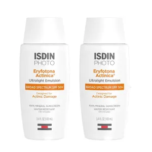 ISDIN Eryfotona Actinica Non-Tinted Broad Spectrum SPF 50  Duo