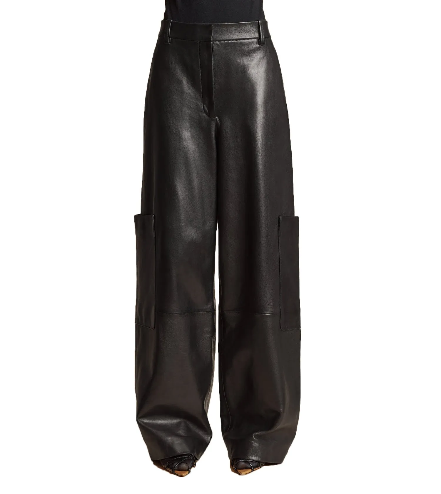 KHAITE Caiton Leather Pant