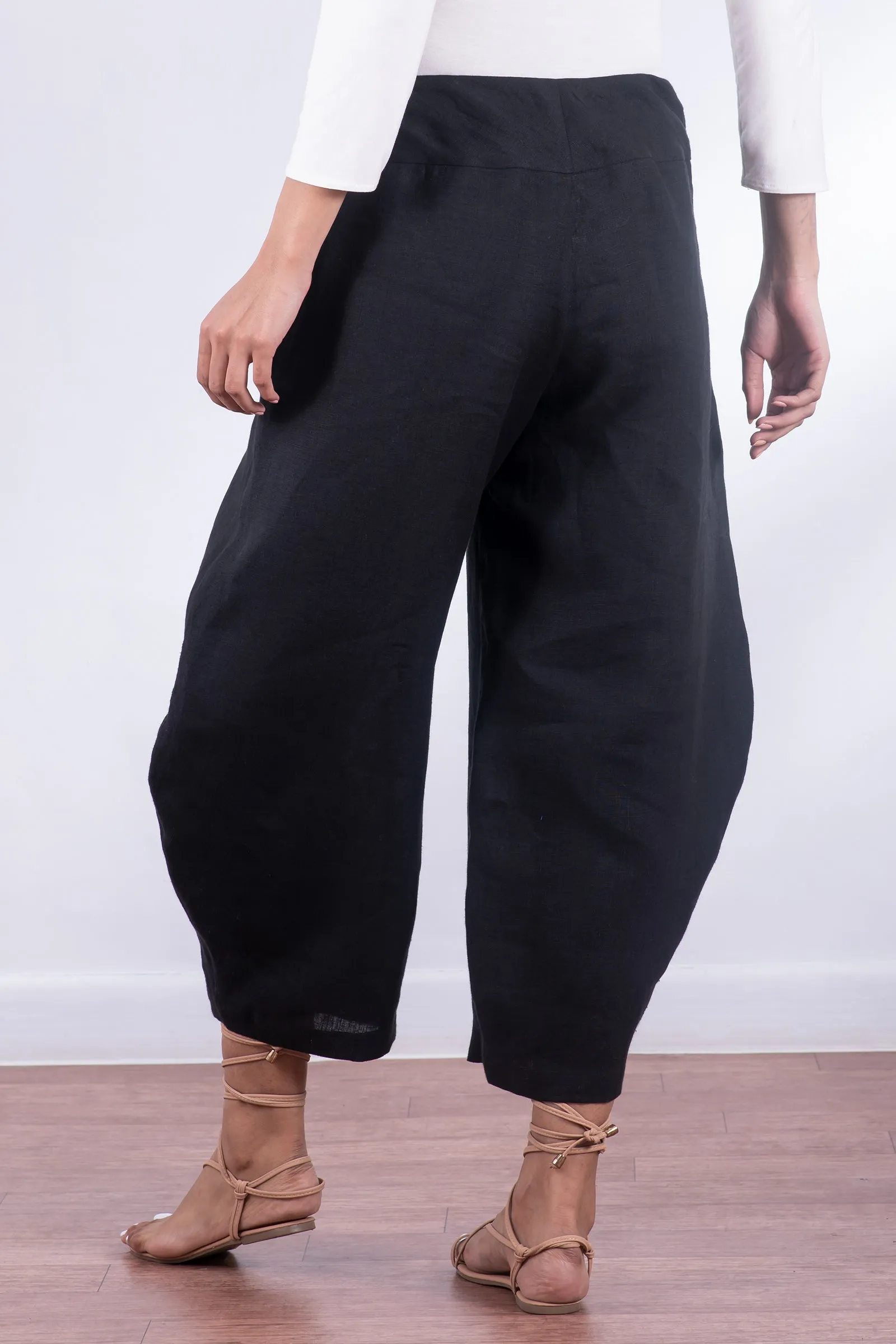 LINEN HAREM PANTS