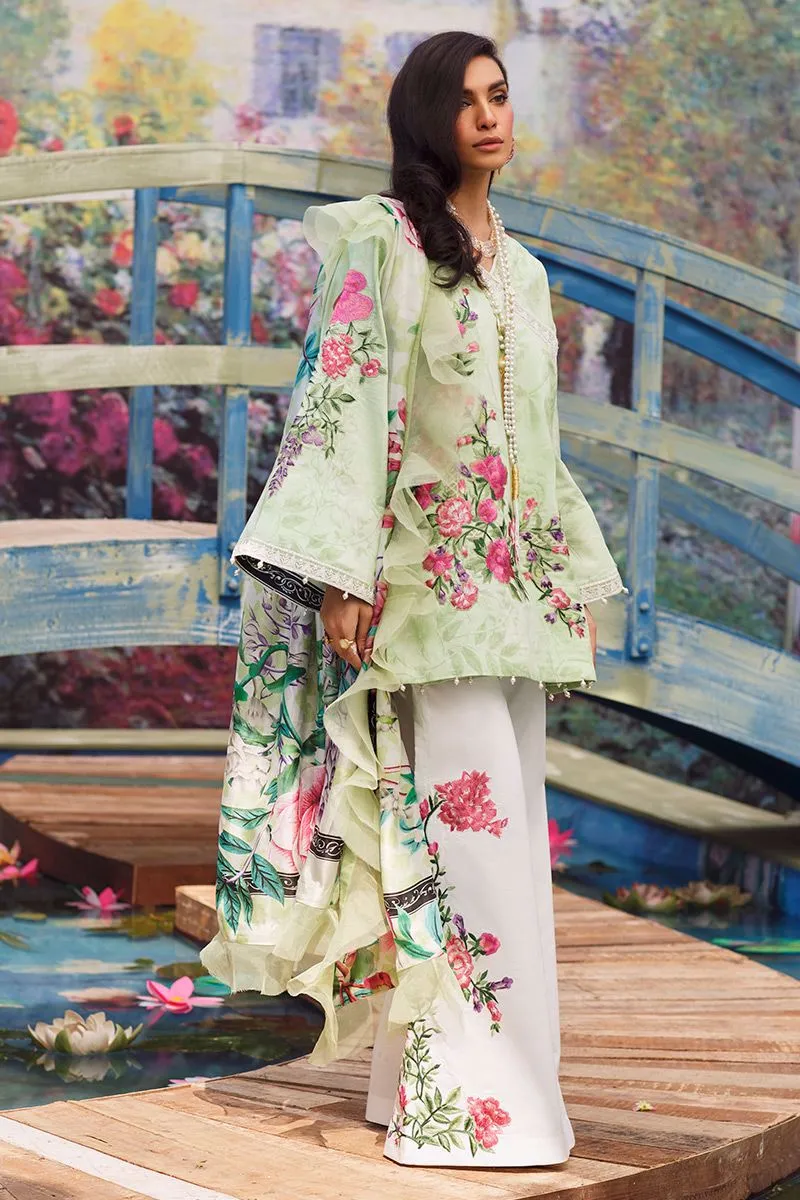 Mahgul 3 Piece Unstitched Luxury Lawn Colection'2021-ML-03