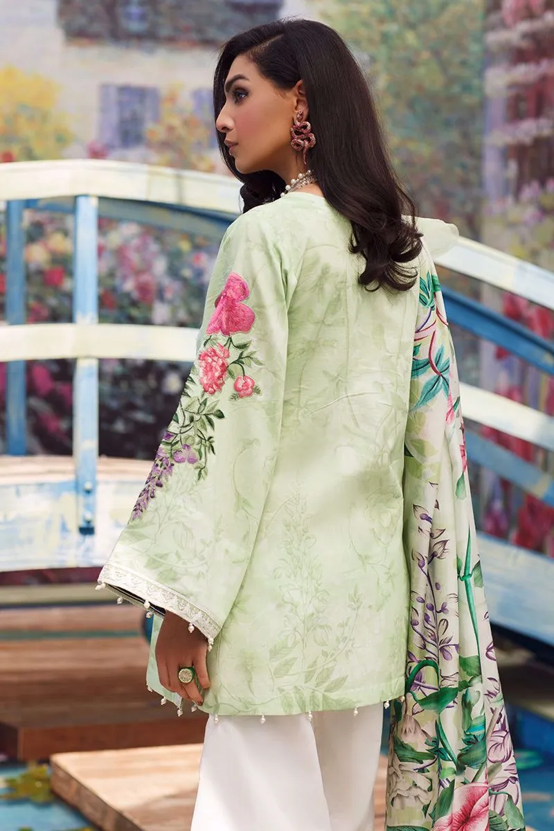 Mahgul 3 Piece Unstitched Luxury Lawn Colection'2021-ML-03