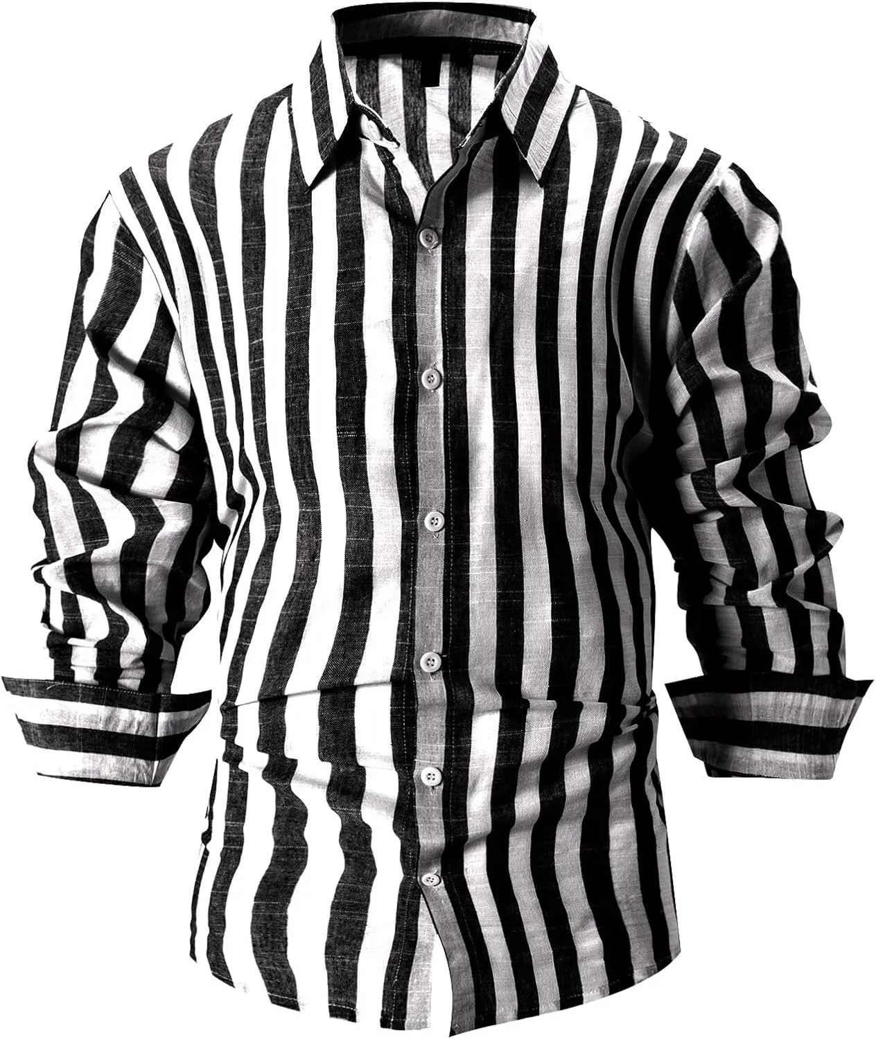 Mens Cotton Linen Henley Shirts Roll-up Long Sleeve Hip Hop Casual Quarter Button Summer Yoga Beach Vacation Tops
