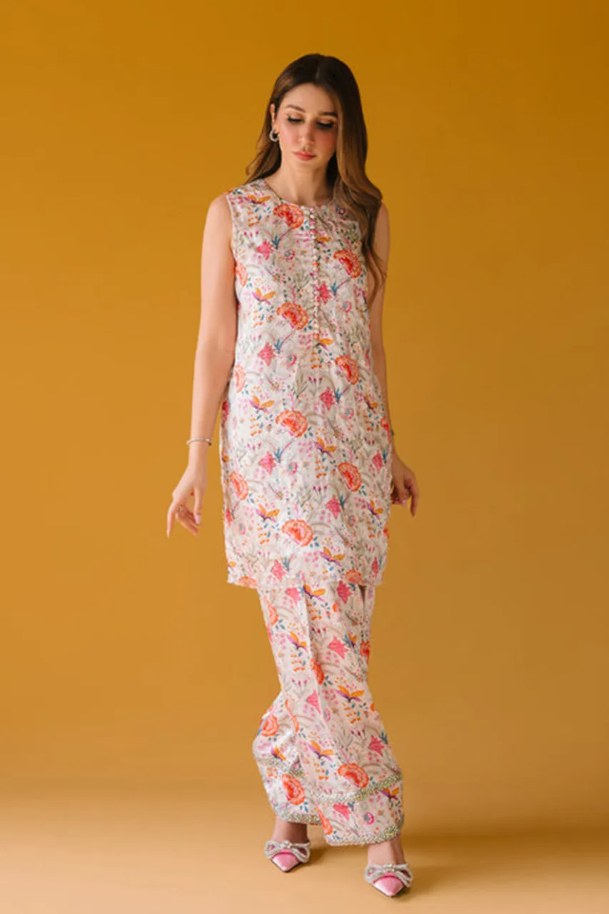 Mid Summer Pret '24 - White Mist