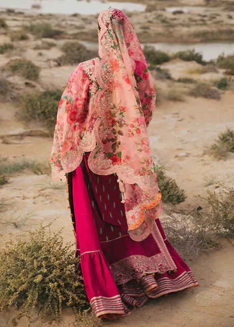 Rahgoli by Hussain Rehar Unstitched 3 Piece Luxury Lawn Collection'2022-Ahten