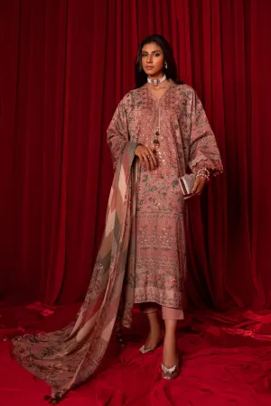 Sapphire Festive 2022 · 3 Piece Embroidered Silk Suit - 00U3ESL22V76