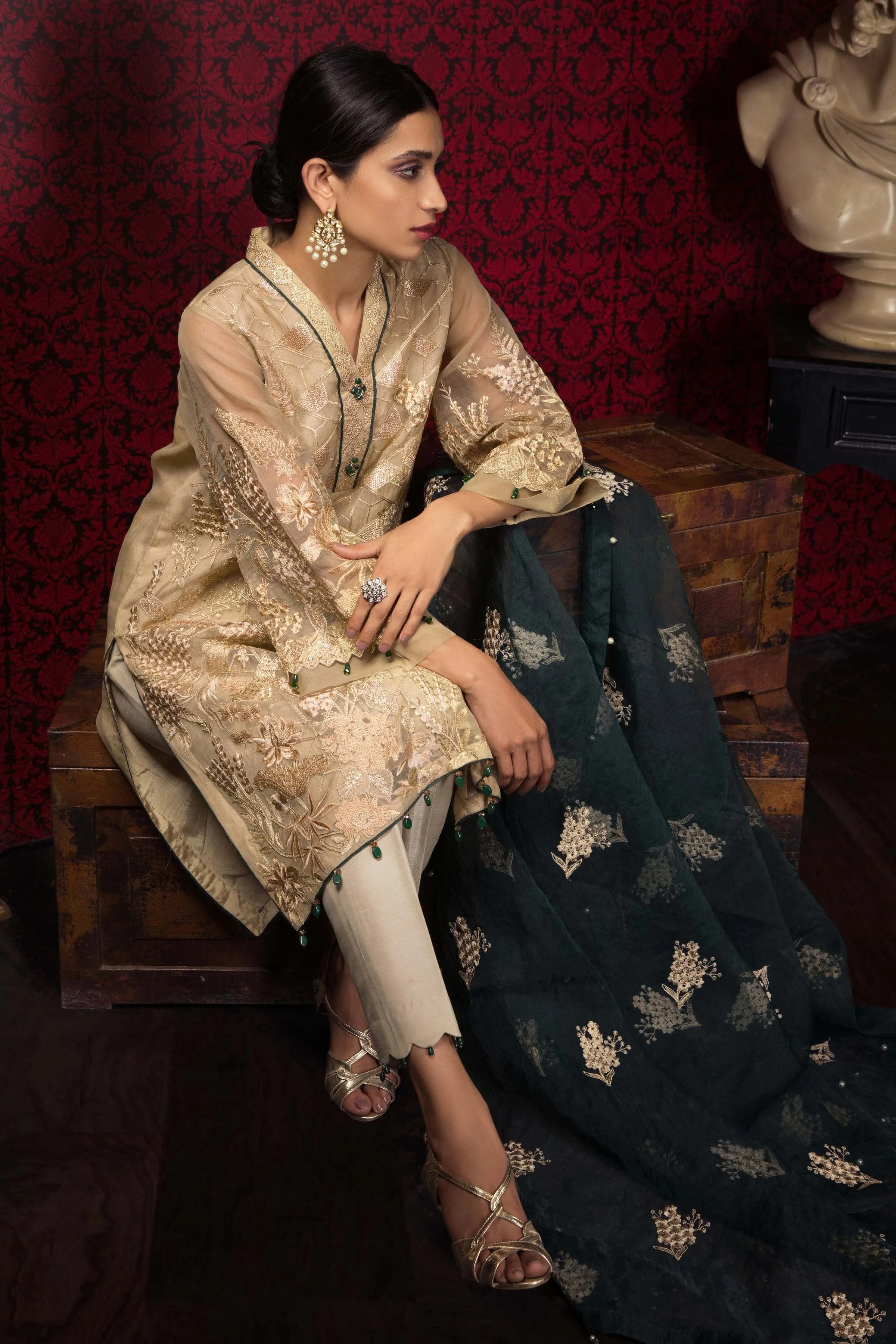Sapphire Festive 3 Piece Collection 2019 – Honey Dew