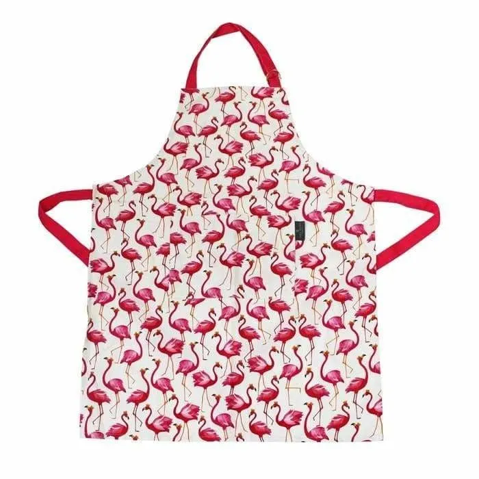 Sara Miller Apron Flamingo