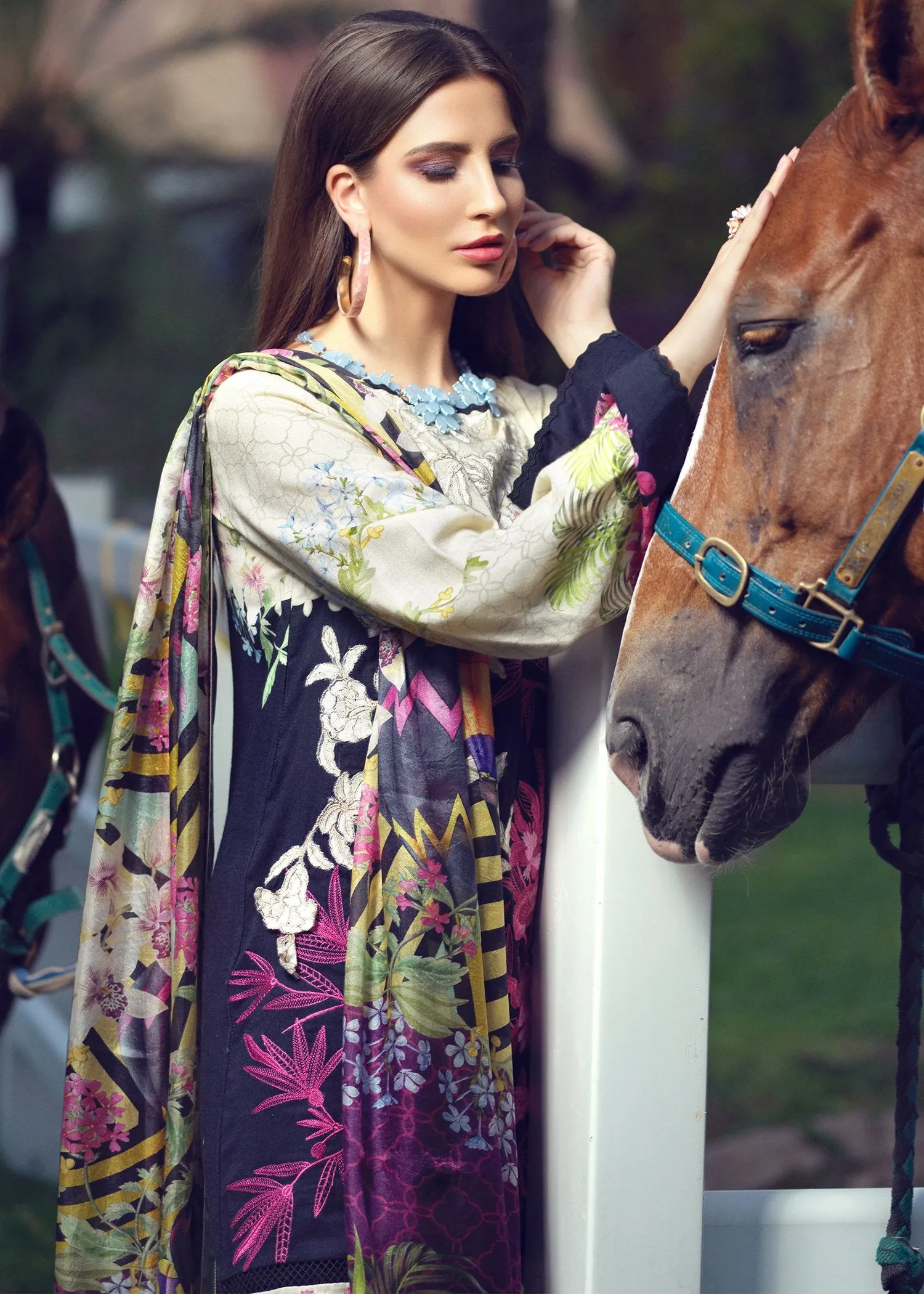 Sarang Viscose Collection – Graphite