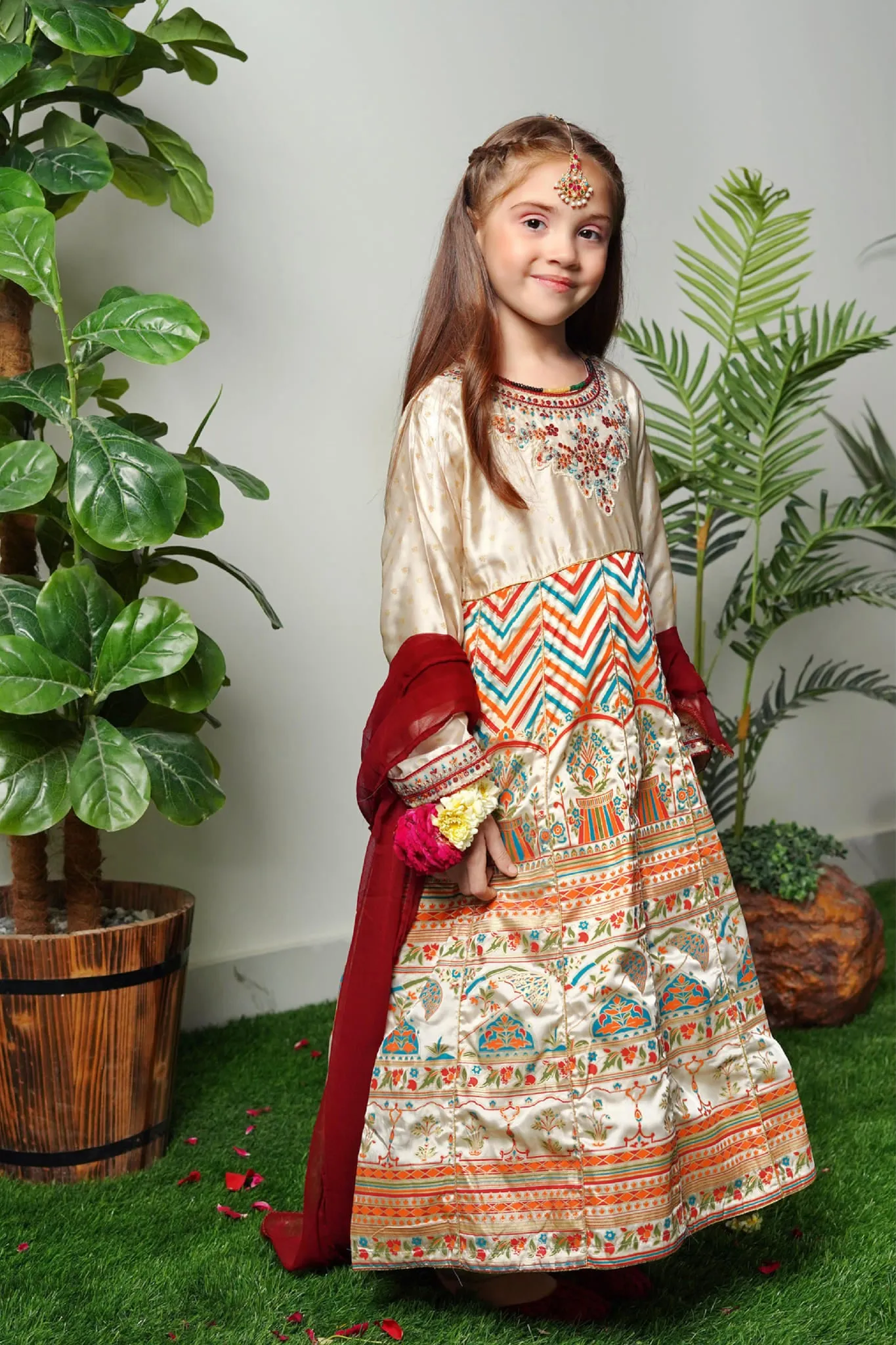Shanzey Kids Stitched 3 Piece Eid Formals Vol-02 Collection'2023-SHK-1208