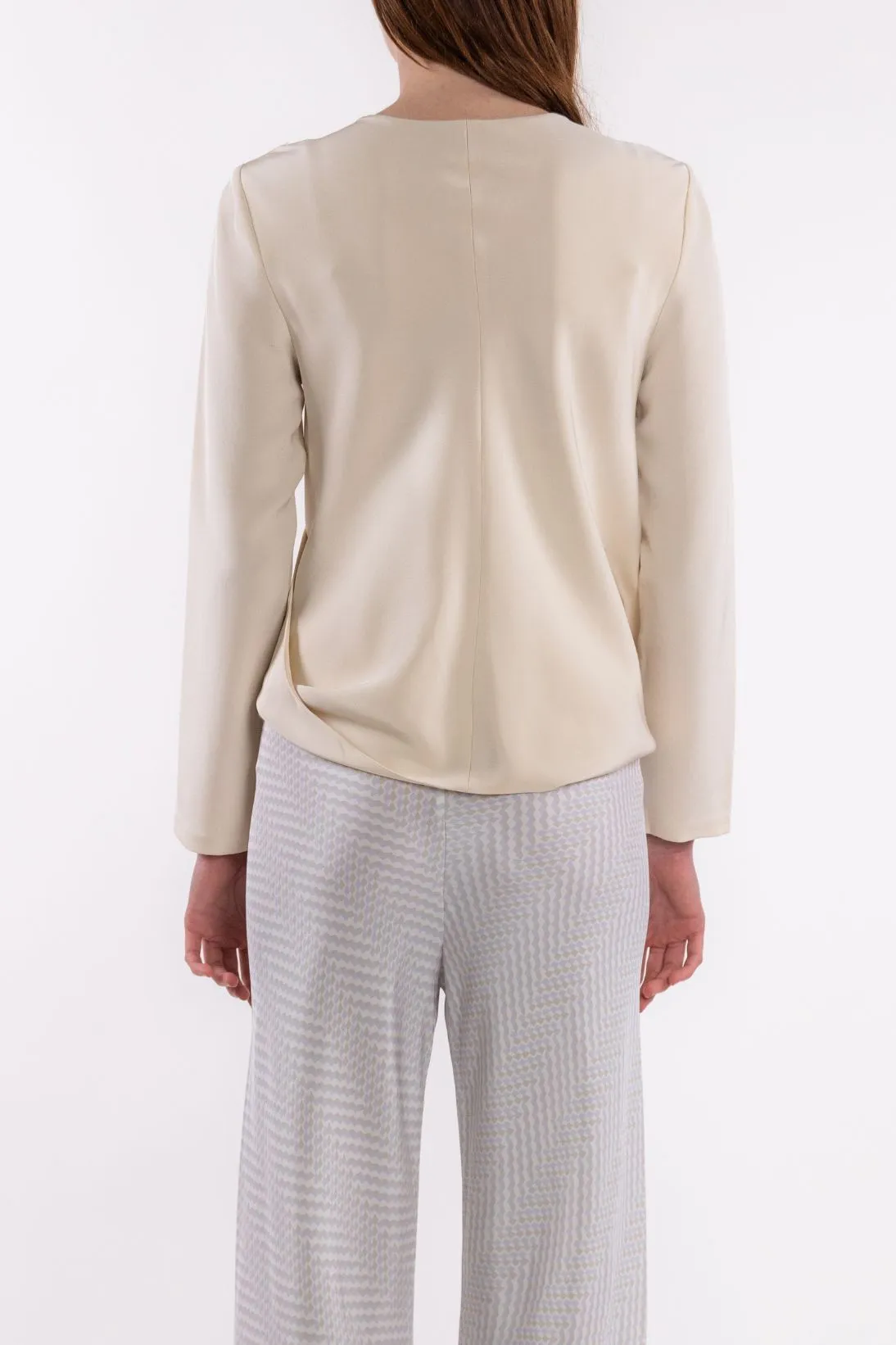 SILK DRAPE TOP