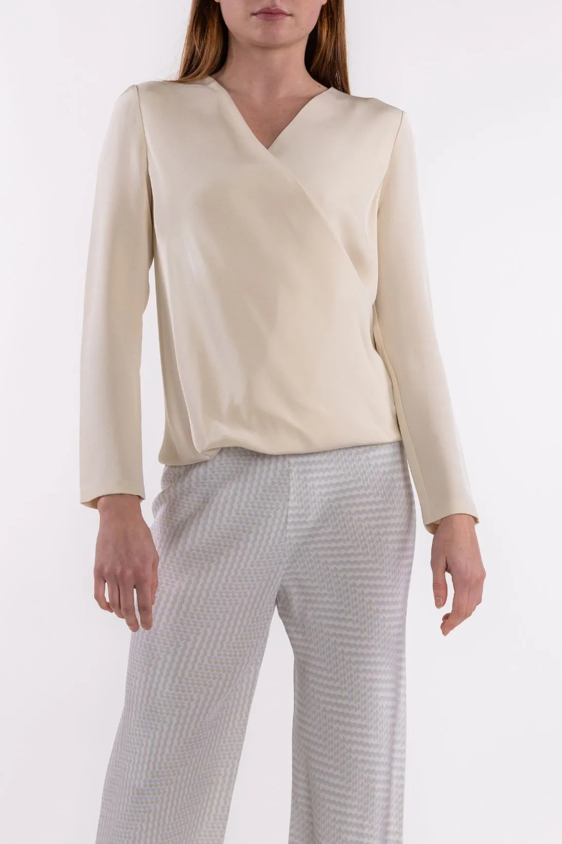 SILK DRAPE TOP