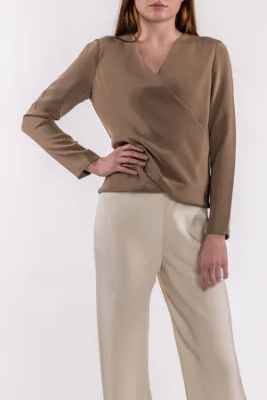 SILK DRAPE TOP