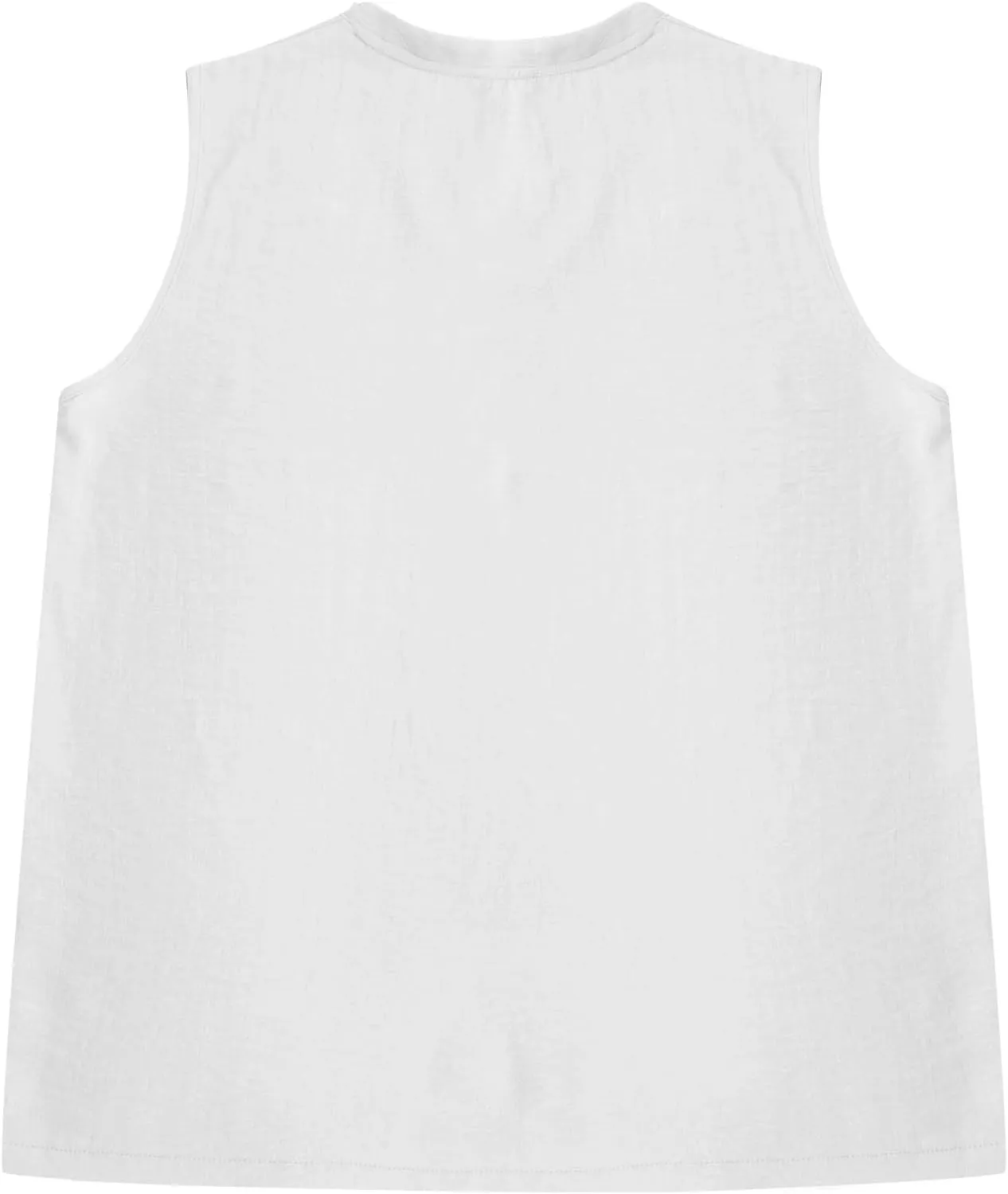 Sleeveless Shirts for Men V Neck Beach Summer Gym Casual Athletic Tank Top Cut Off Muscle Workout Soild Color Vest