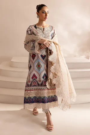 The Silk By Nureh Unstitched 3 Piece Emb Silk Collection'2024-S-15