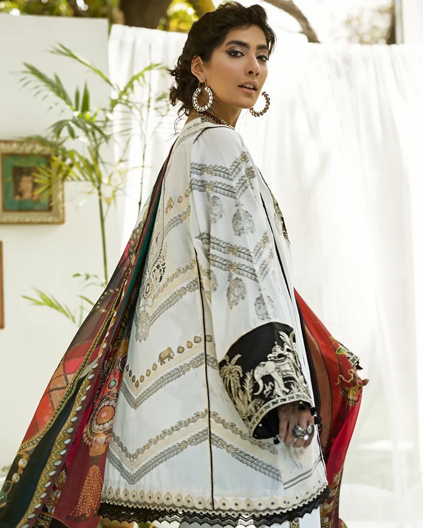 Zaha Fayroz Festive Lawn Collection 2019 – Elaheh (ZF-04)